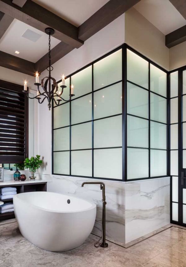 home automation Asheville NC, Kasted Design, Smart Home Automation, high end homes, restroom